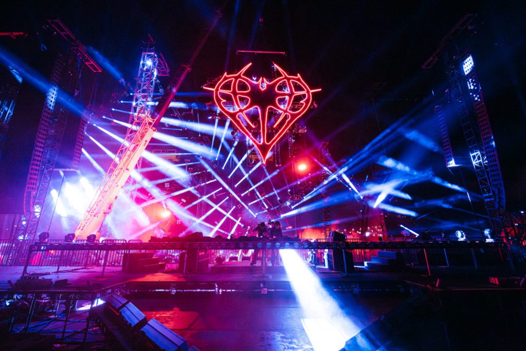 Claypaky Ultimo Sharpys Shine After Dark at San Diego’s Niteharts Festival