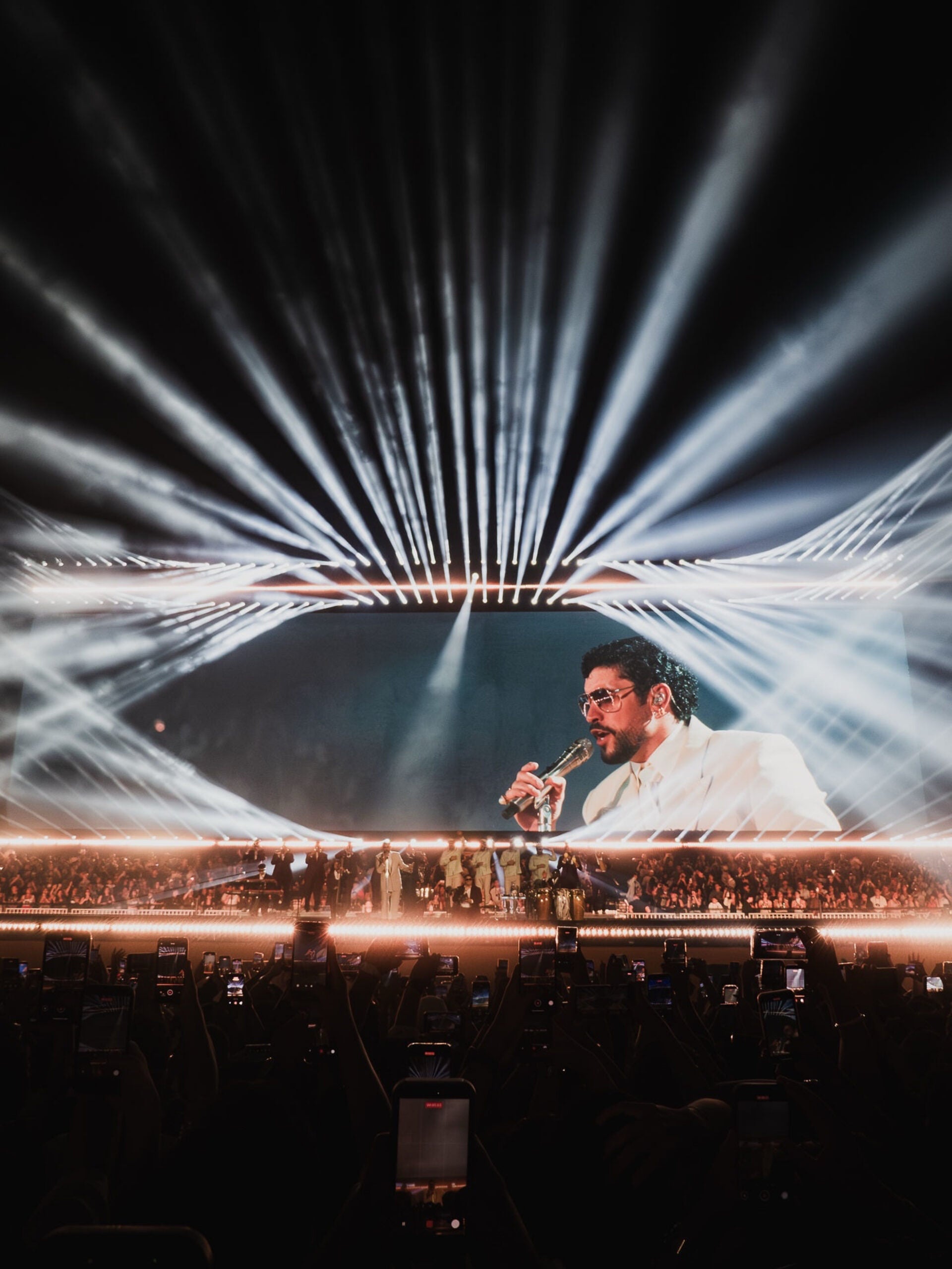 Bad Bunny Tour Shines with 286 Claypaky Ultimo Sharpys