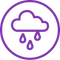 IP65 weather-resistant rating icon